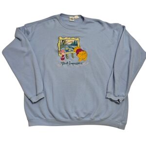 Winnie The Pooh Sweatshirt Walt Disney Shirt 90s Piglet Embroidered